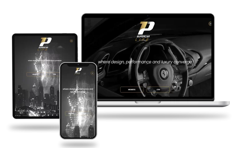 Super car club Website made by Start Tech | Web Development Company in Dubai